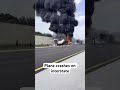 Plane crashes on Florida interstate