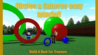 Circles & Spheres Easy Tutorial! (Build A Boat For Treasure) screenshot 4