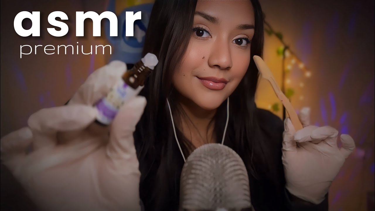 ASMR PREMIUM / ATENCIÓN PERSONAL RELAJANTE (TE DEPILO LA CARITA + VISUALES + TOCO TU CARITA)