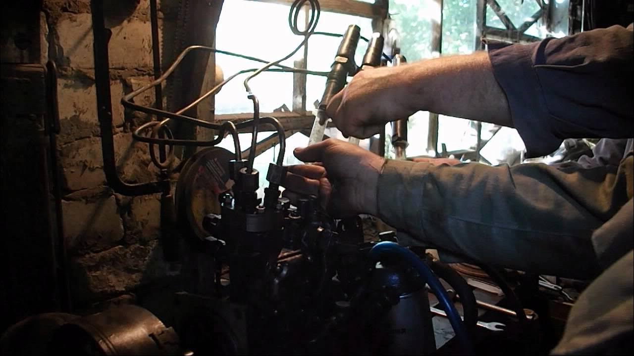 Как снять форсунки мтз 80 Проверка ТНВД. - YouTube