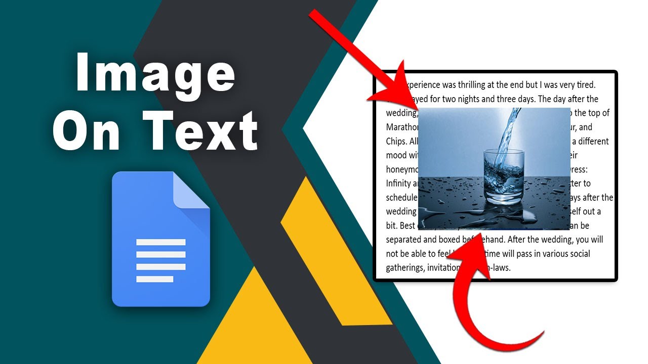 How to bring image to front in google docs app youtube