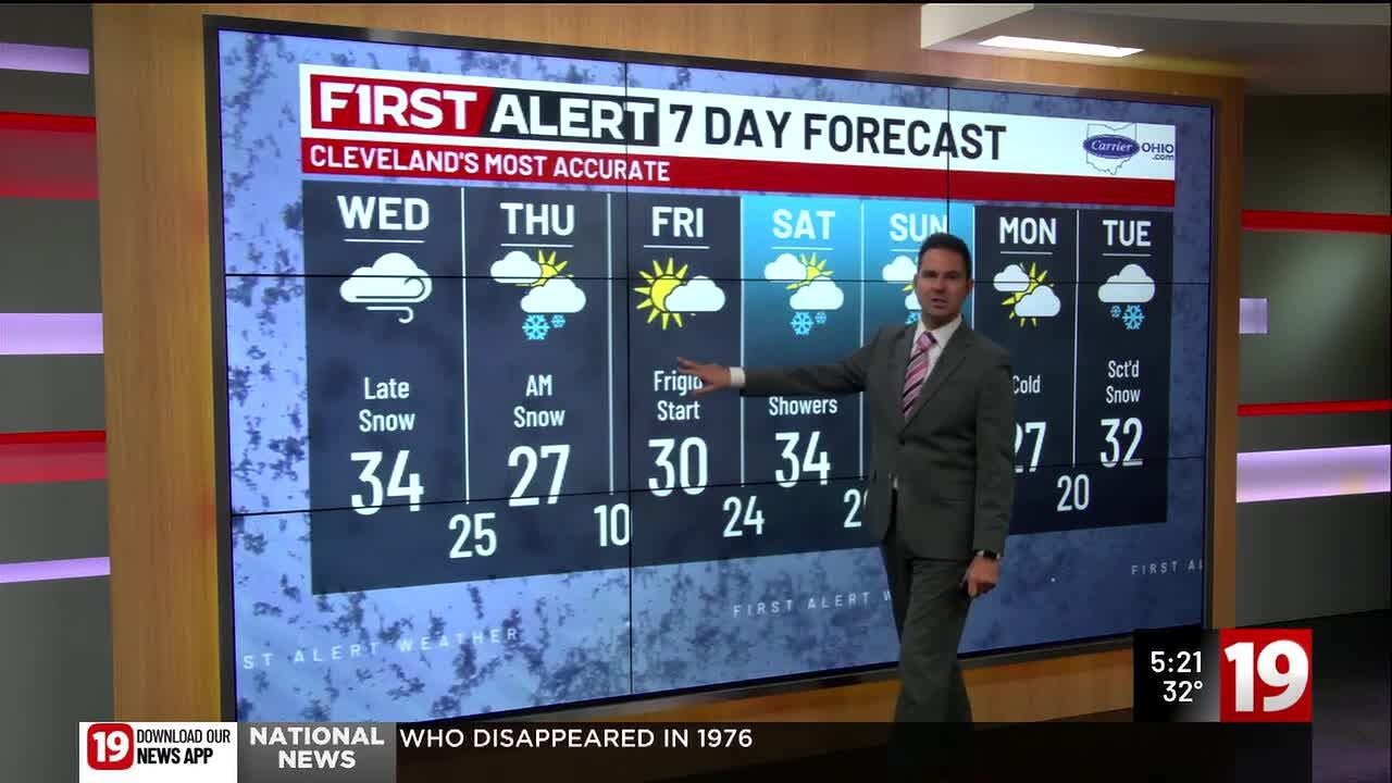 Northeast Ohio weather: More snow on the way Wednesday evening; up to 3 ...