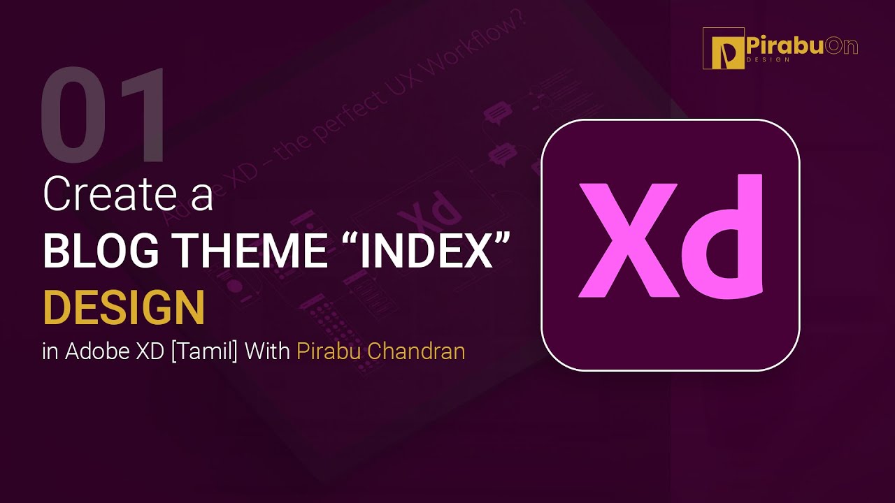 Adobe XD Tamil Tutorial - Blog Home page design [Tamil] 01 by PirabuOn ...