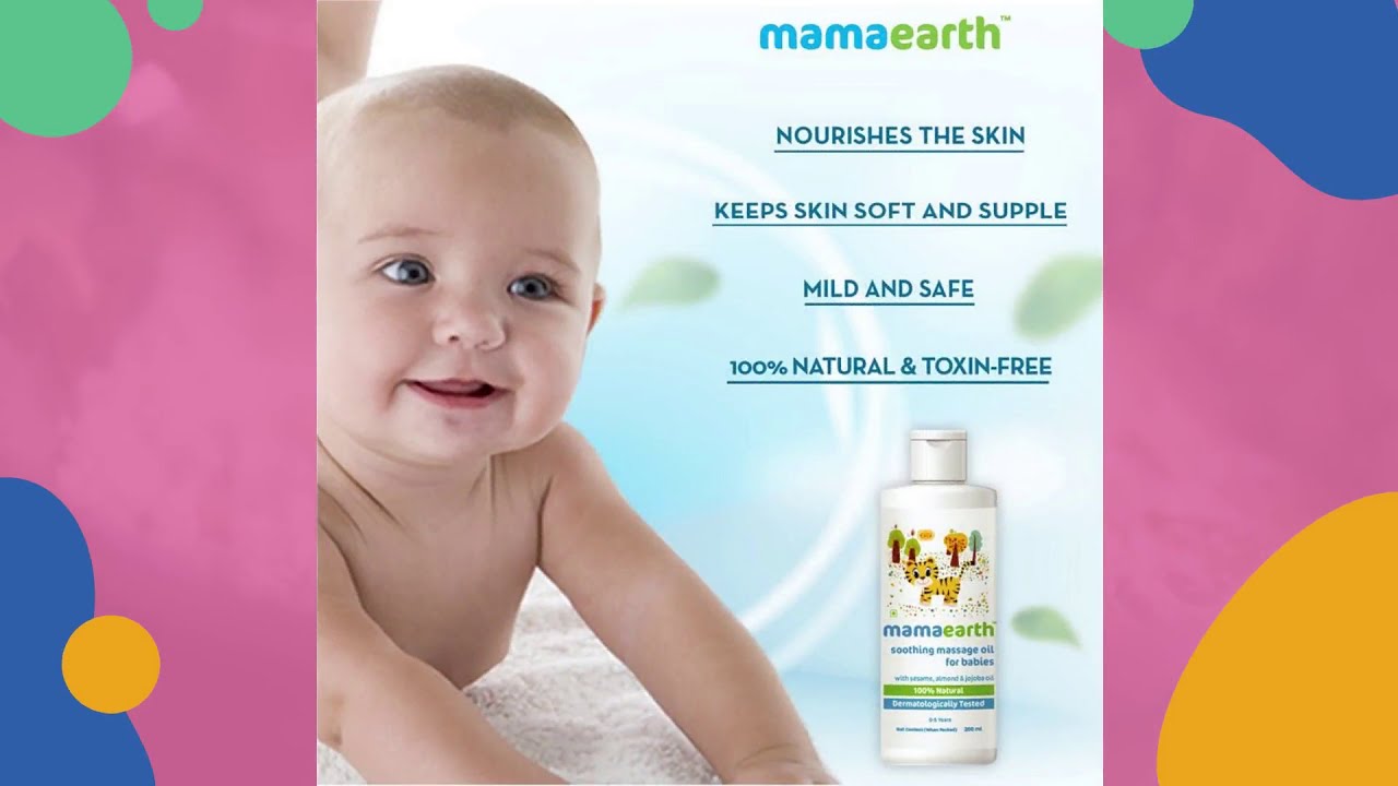 mamaearth soothing massage oil