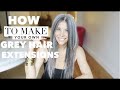 Make your own #Grayhair #Extensions | Elisa Berrini Gómez