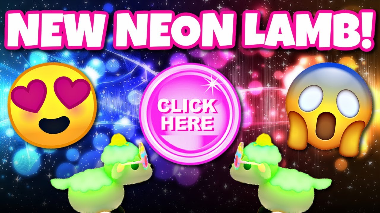 🌟NEON LAMB / OVEJA NEON🌟 //Roblox Adopt Me// YouTube