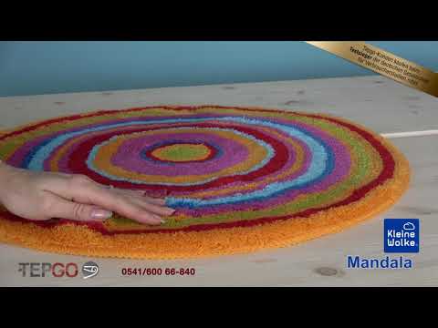 Video: Mandala Badeteppich