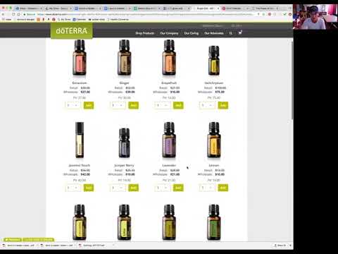 how to log in & order on your doterra account