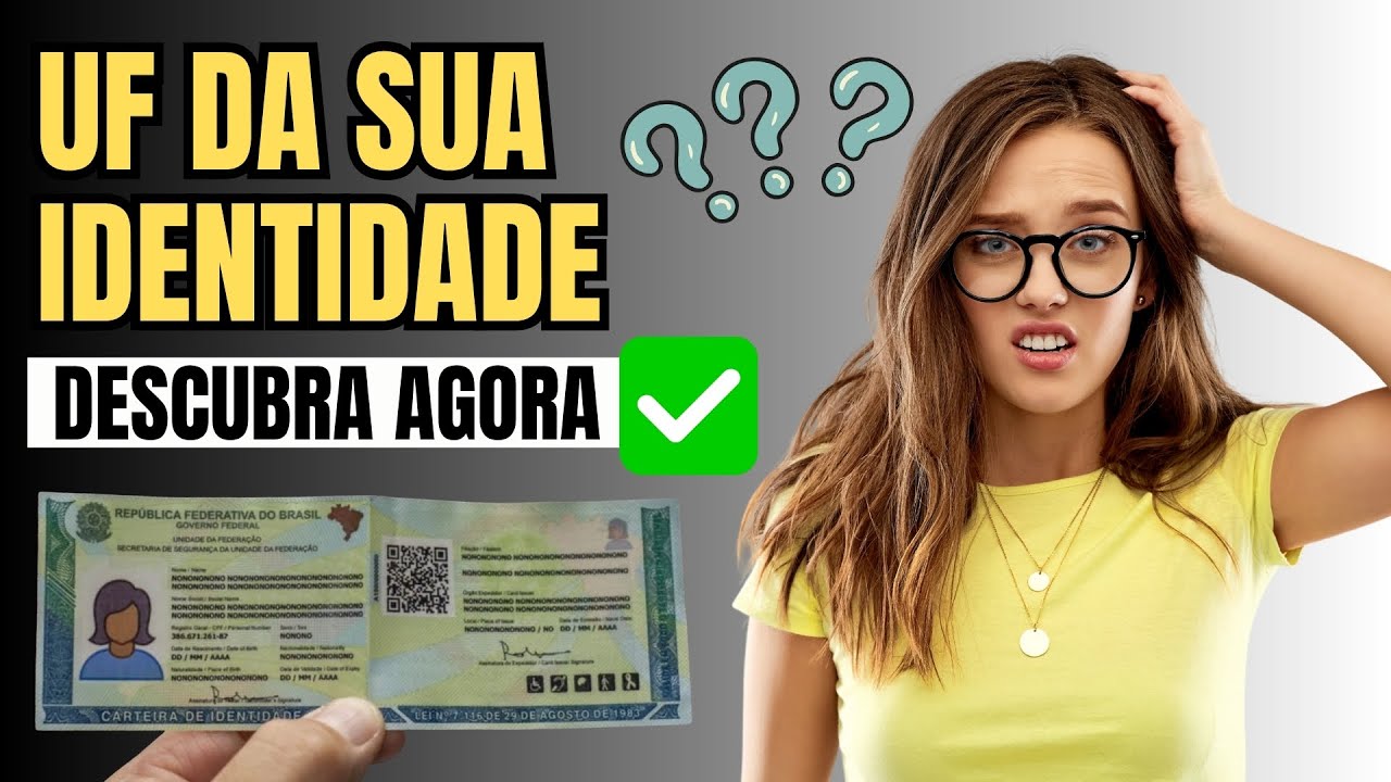Onde Fica UF na Identidade e o que significa UF Do RG - YouTube