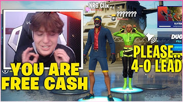 CLIX *SHUTS UP* COCKY Teammate After He DESTROY Him 1v1 Zone Wars Wagers! (Fortnite)