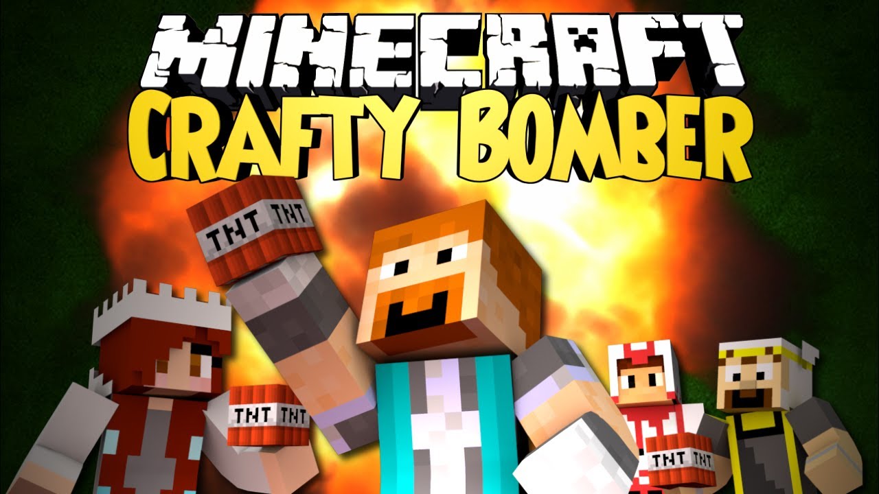 Minecraft Mini-Game: Crafty Bomber - Bomberman in Minecraft! - YouTube