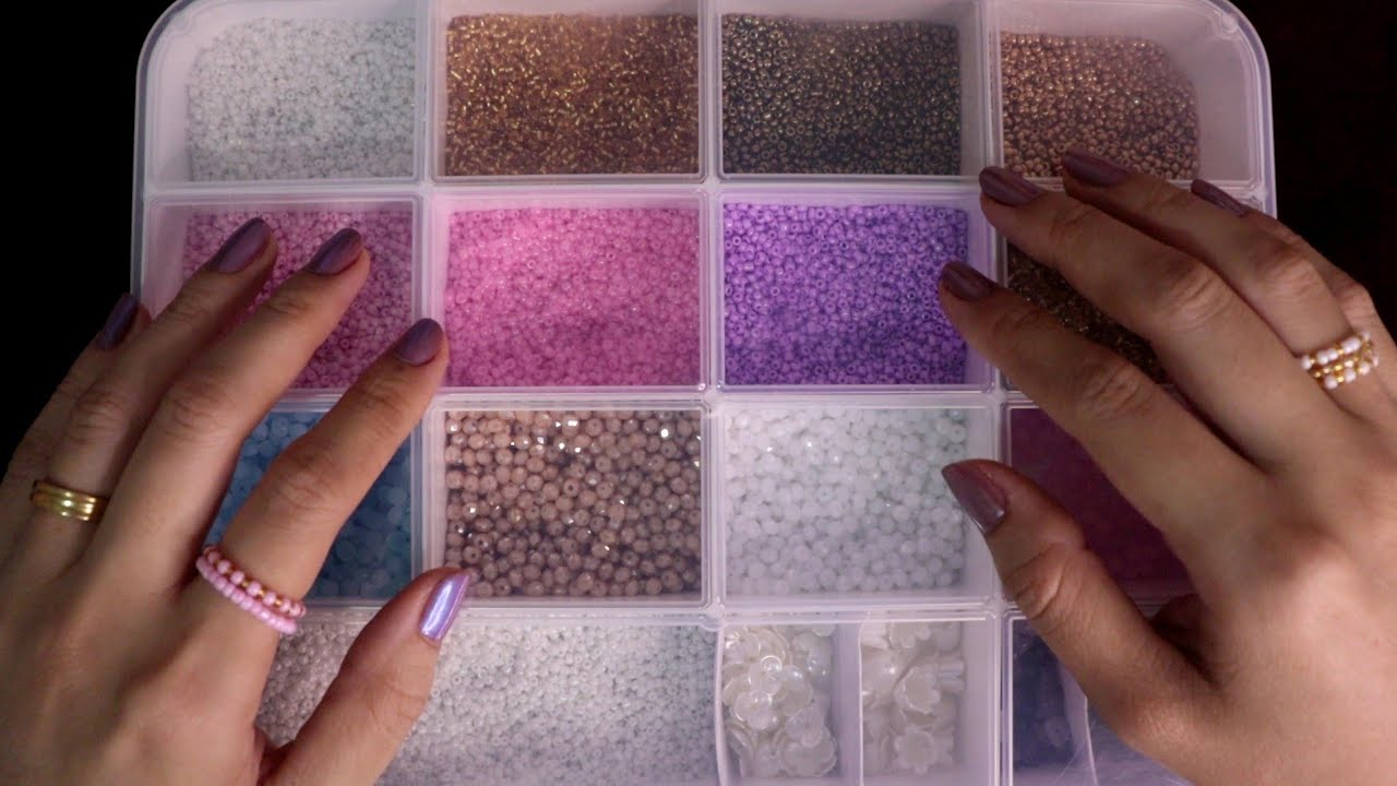 ASMR Tour pelos Materiais do Meu Ateliê de Acessórios + Peças que produzi 🍒🌸