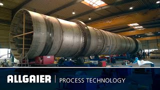 Allgaier Process Technology | The Biggest Allgaier Rotary Drum Dryer