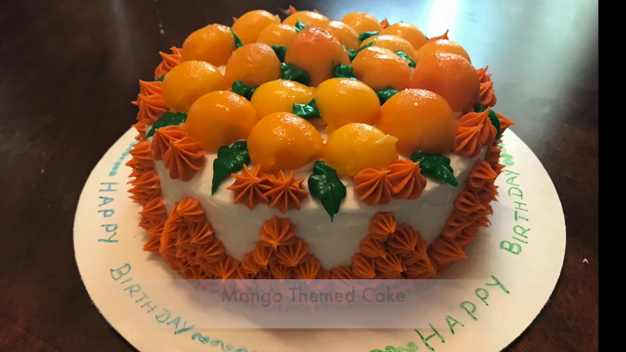Mango themed cake | Gayathiri