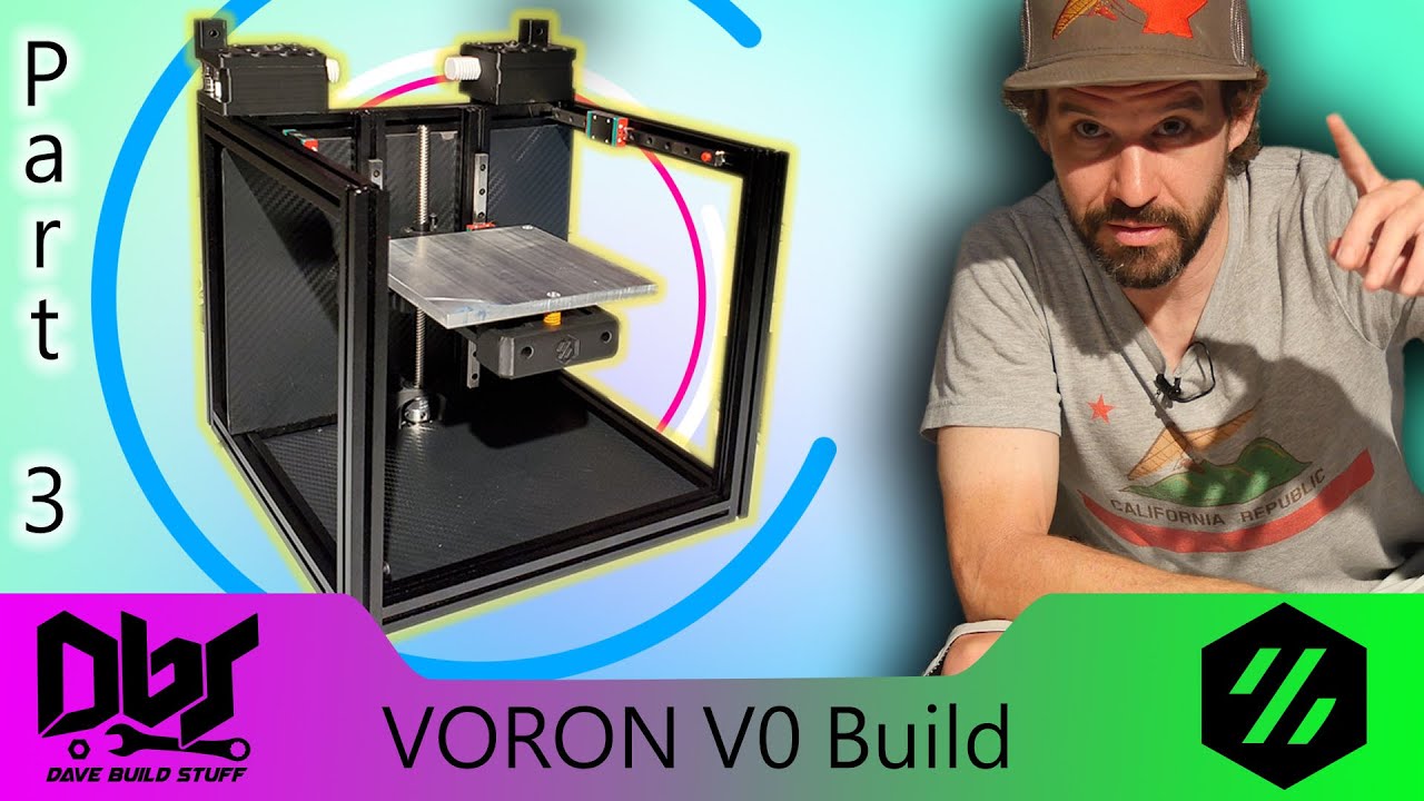 Starting to Look Like a 3D Printer! - Voron V0 Build Part 3 - YouTube
