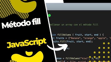 Rellenar un array con el método fill | JavaScript