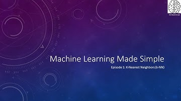 Episode 1: k Nearest Neighbors