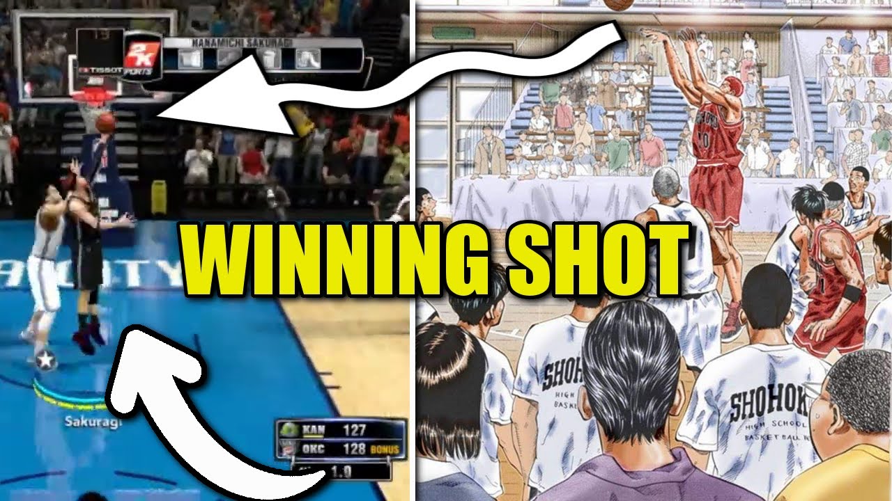 Winning Shot ni Hanamichi Sakuragi vs.  sa OKC Thunder at Ankle Breaker ni Ryota