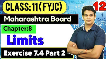 Class 11 Limits Exercise 7.4 Part 2 | Lecture 12 | VSM Academy | MV Sir
