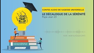 Le Décalogue De La Sérénité - Pape Jean 23