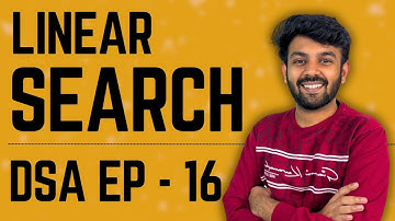 Linear Search Algorithm (Arrays, String) | Data Structures Algorithms | DSA Ep-16 | code io - Tamil
