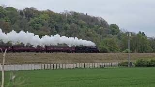 The Bath and Gloucester steam express at Yate and Corston near Saltford 44871