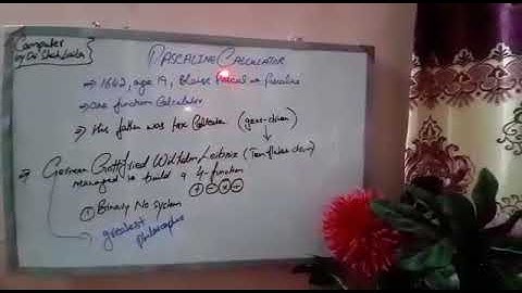 Computer history pascaline calculator