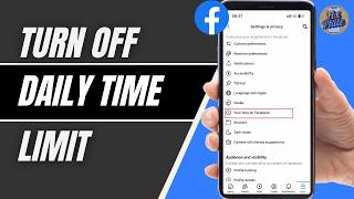 How To Turn Off Facebook Daily Time Limit 2026 | Remove Screen Time Restriction