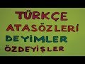 Türkçe Dersi - Deyim - Atasözü - Özdeyiş Konu Anlatımı | Benzerlik Ve Farklılıkları | Canlı Anlatım