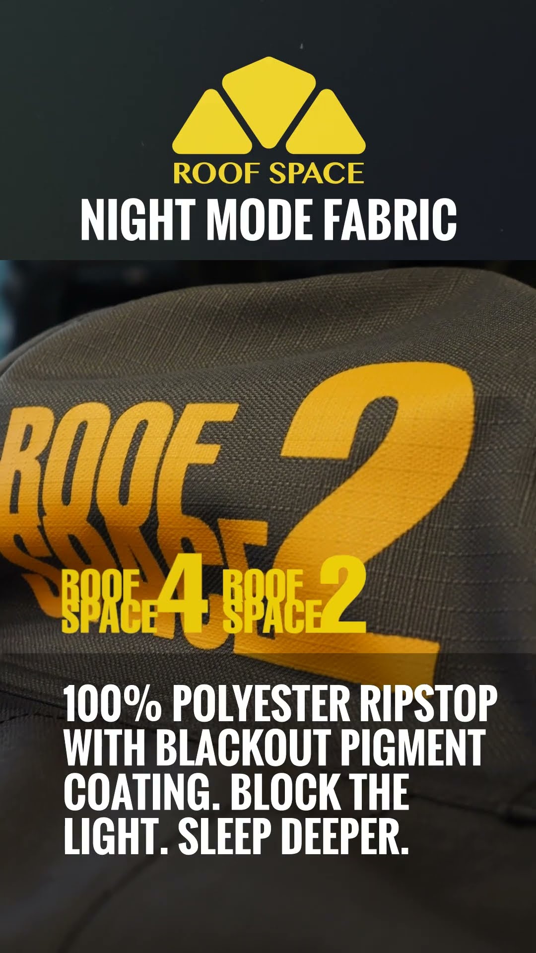 Night mode — blackout fabric