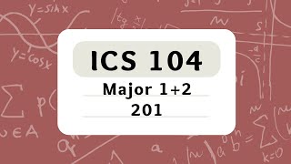 KFUPM - ICS 104 - Term 201 - Major 1 + 2 – أرشفة