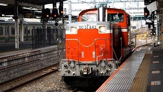 2019/11/19 【乗務員訓練】 DD51 842 大宮駅 | JR East: Training by DD51 842 at Omiya