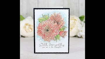 Unity Quick Tip: Watercolor Mums + Glittery Accents