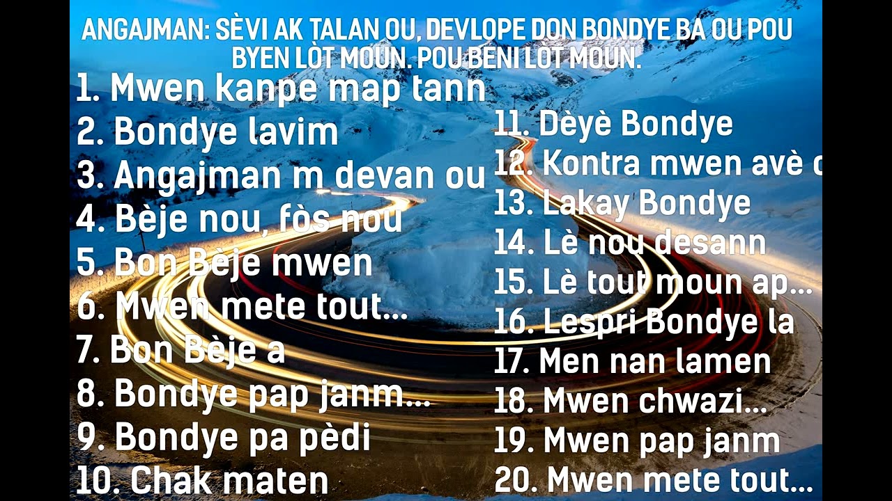Mizik ki pou ede ou rekonfòte lavi ou. Source Lansing International Church of the Nazarene.