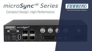 High Performance, made in Germany - microSyncHR | Meinberg IEEE 1588 PTP Grandmaster NTP Time Server