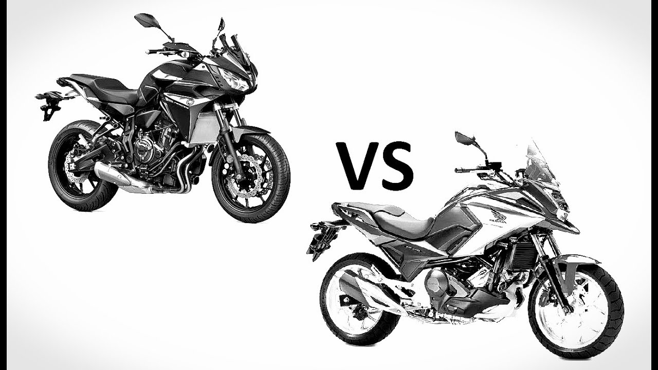 Honda Nc750x Vs Yamaha Tracer 700 Youtube