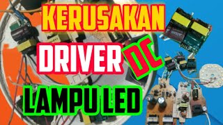 CEK DRIVER LED DC#cara #tutorial #servis #cek