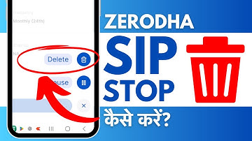 Zerodha Coin Me SIP Kaise Band Kare - How To Stop Mutual Fund SIP In Zerodha