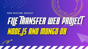 [NEW FEATURE: Backup your files] File Transfer Web Project in Node JS and Mongo DB