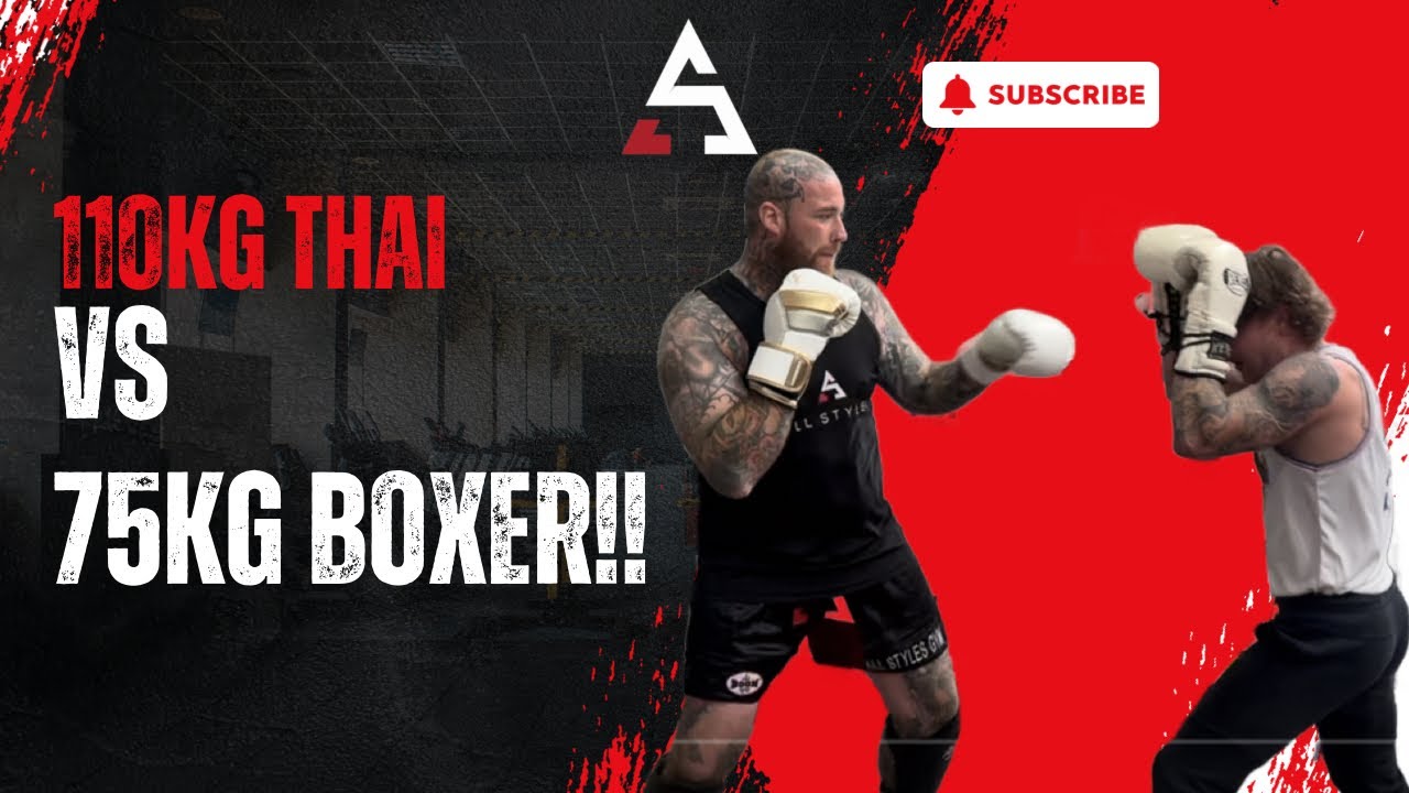 110kg Thai Beast vs 75kg Boxer | Muay Thai Power vs Speed Showdown!