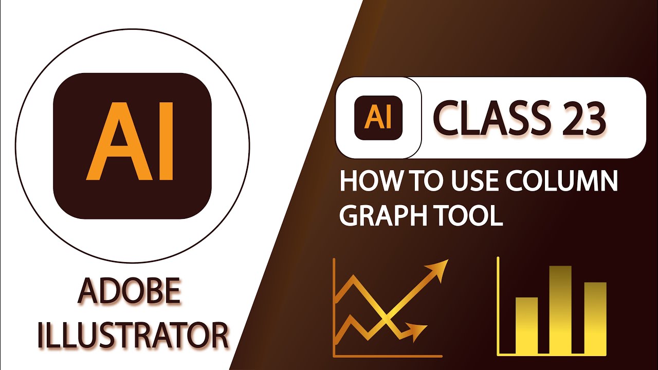 how to use column graph tool | adobe illustrator column graph tool | class 23