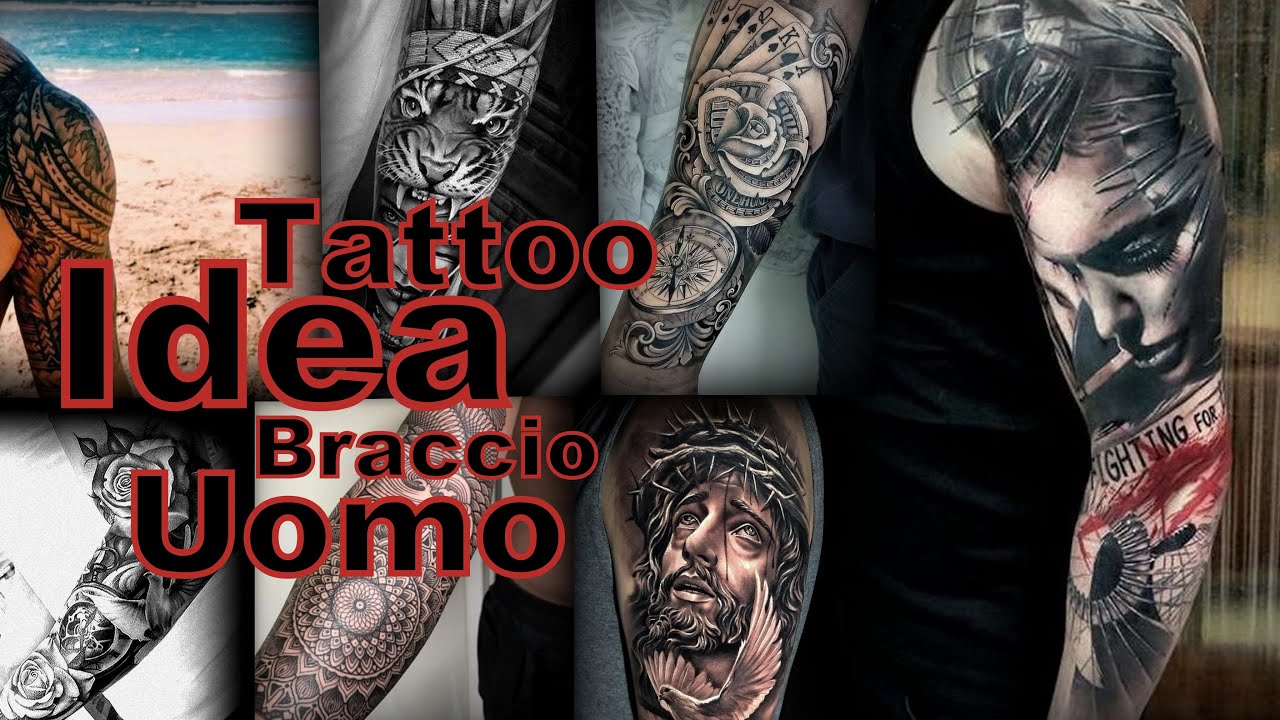 Best Idea Tattoo Braccio Uomo Vol 1 - YouTube