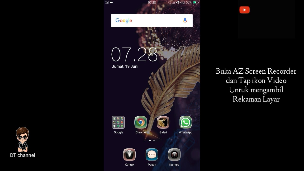 Cara Merekam Layar Pada Hp Oppo A37f Youtube