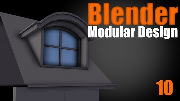 Blender Modular Design - 10 Creating roofing variety with beveling