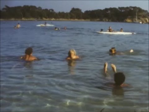 La Plage de l'Estagnol à l'été 1982 film super 8 sonore de la famille CHATILLON