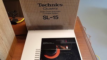 Technics SL-15 turntable with original P205CMK3 cartridge and original box