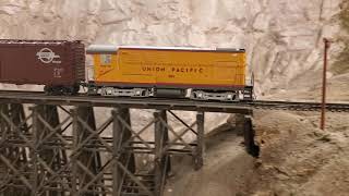 Union Pacific Fairbanks Morse H10-44 Ho Scale Freight Train