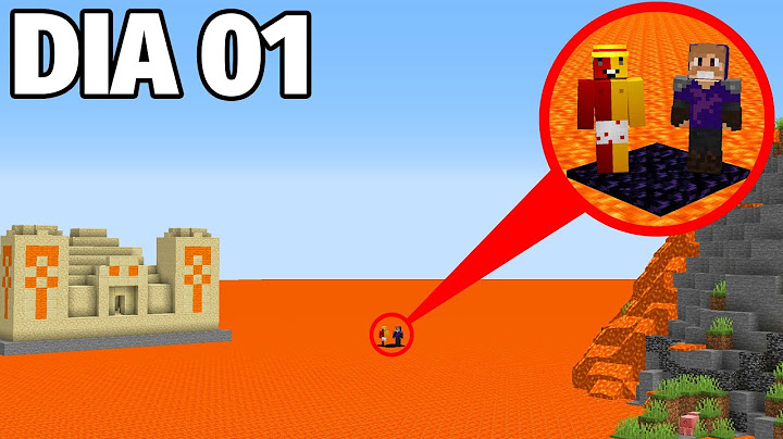Eu Sobrevivi em um OCEANO de Lava no Minecraft - O FILME!