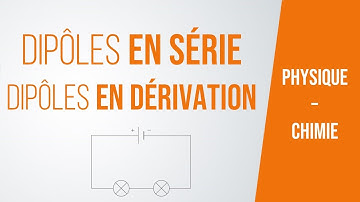 Circuit électrique : dipôles en SÉRIE et en DÉRIVATION
