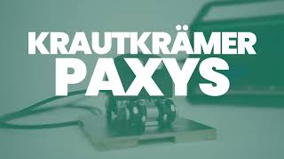 The all new Krautkrämer PAXYS with phased array technology